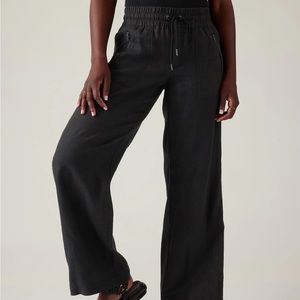 Athleta Cabo Wide leg linen pants